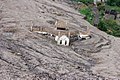 A church after the eruption.