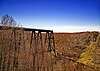 Kinzua Bridge after it collapsed