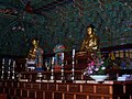 These two wooden Buddhas were recently rediscovered to be one of the oldest examples of wooden sculpture surviving from Korea. Haein Temple.