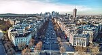 View from Arc de Triomphe.