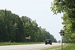 Looking south at M-35 from G-12 in Menominee County