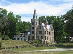 Mac-O-Chee Castle, a historic site in the township