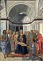 Sacra conversazione con Federico de Montefeltro orante, de Piero della Francesca (1472).