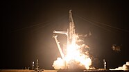 SpaceX Crew-1 launching from Kennedy Space Center