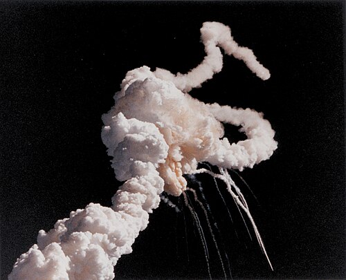 Explosión del transbordador espacial Challenger