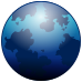 Blue globe artwork, distributed with the source code, and is explicitly not protected as a trademark[205]