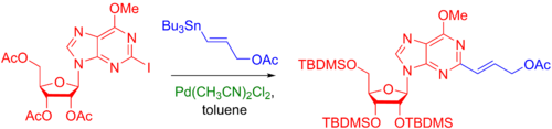 Addition to a heterocycle