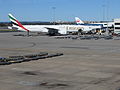 Emirates Boeing 777 at Sydney Airport