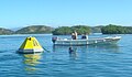 A NOAA (PMEL) moored autonomous CO 2 buoy used for measuring CO 2 concentration and ocean acidification studies