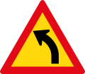 Curve to left