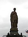 A statue of Saint Maurice, located in Soultz Haut-Rhin, France.