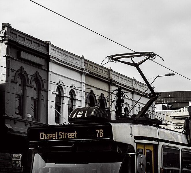 File:Tram on Chapel Street.jpg