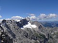 The Zugspitze, the highest mountain in Germany,