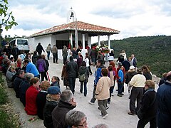 Detalle de la Romería de Santa Quiteria, en Hoya de la Carrasca, año 2013.