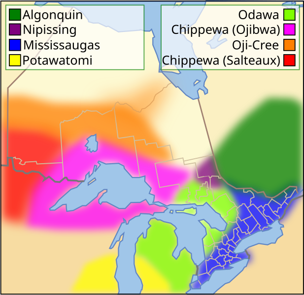 File:Anishinaabe-Anishinini Distribution Map.svg