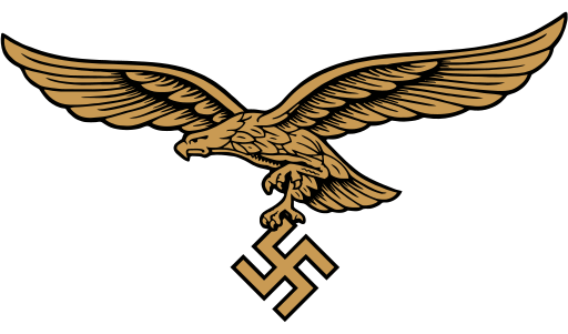 Archivo:COA Luftwaffe eagle gold.svg