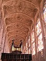 Bóveda de abanico de la Capilla del King's College (Cambridge) (1441-1554).