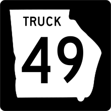 Georgia 49 Truck.svg