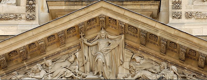 Archivo:Pediment Saint-Etienne-du-Mont.jpg