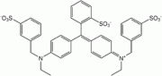 Brilliant Blue FCF, a common food colorant.