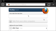 Firefox on MeeGo OS