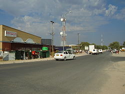 A view of a Ghanzi street