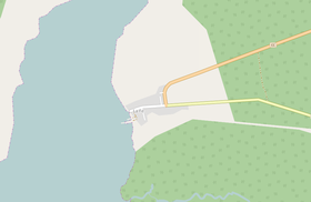 OSM map showing La Fe and the surrounding area. The map shows also, in orange, the "Carretera Central" highway