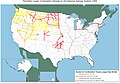 long combination vehicle routes