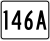 Route 146A marker