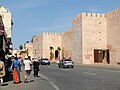 Las murallas noroccidentales de la Kasbah, al borde de la medina.