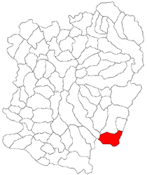 Location in Caraș-Severin County