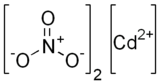 Skeletal formula of cadmium chloride