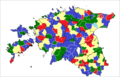 Image 24This is the divide of the different political parties in Estonia where in the 2013 elections, over 133,000 people (roughly 21.2% of participating voters) voted over the Internet. The 2013 elections were also the first elections to allow vote verification with mobile devices. (from Politics and technology)