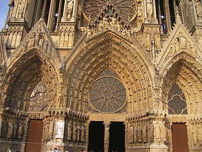 West façade and portals