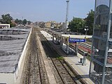 View of the tracks towards Crotone.