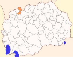 Location of Municipality of Jegunovce