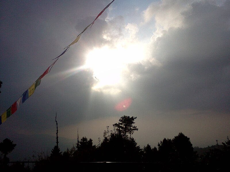 File:Prayer Flag Nagarkot Nepal.jpg