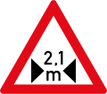 Width restriction