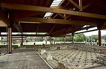 Mosaic floors at Villa dei Volusii