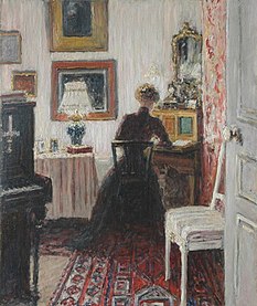 Lady in Parisian Interior