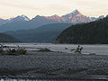 Copper River near Chitina, looking south from the bridge