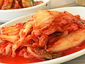 Kimchi (Korean spicy pickled cabbage), named by Health (magazine) in its list of top five "World's Healthiest Foods".[143]