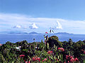 Las îles des Saintes vistas desde Guadalupe