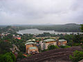 The Kurunegala lake, as observed from the top of the Elephant rock.