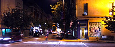 Main Street at night