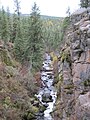 View of a gorge in the refuge