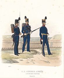 Gemeiner, Korporal and Feldwebel k.k. Army 1837