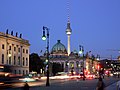 Unter den Linden at night