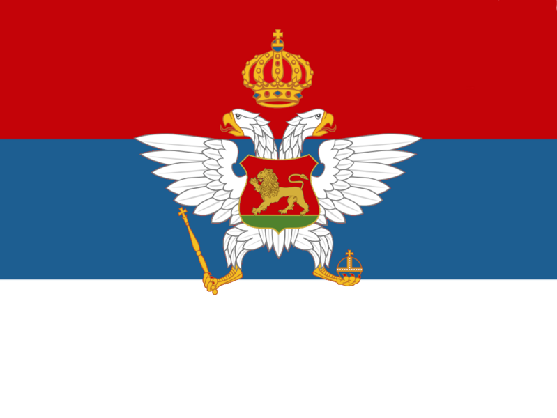 Archivo:Kingdom of Montenegro Flag.png