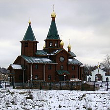 Сергиевский храм в 6-м микрорайоне (рядом с трассой М-7)